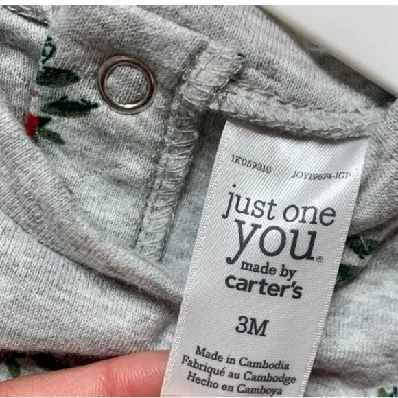 Carter’s “Just One You”, 3-Piece, 3 Month Set. NWT - Picture 4 of 6
